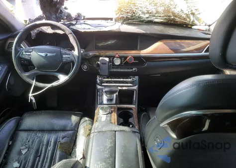 2018 Genesis G90 Ultimate z USA, uszkodzony, nr VIN KMHG54JH8JU049335